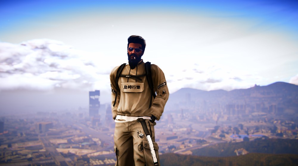 Ace Delacroix über den Dächern von Narco City